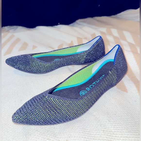 Rothy’s Metallic Lattice Stitch Point - Picture 6 of 7